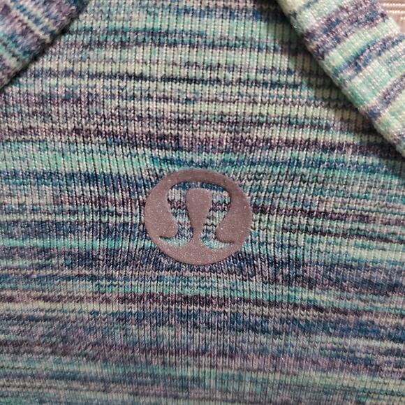 Lululemon Athletica Power Y Spacedye Shelf Bra Luon Yoga Tank Top Womens Size 4 - Picture 5 of 9